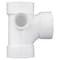 Charlotte Pipe And Foundry Charlotte Pipe Schedule 40 3 in. Hub X 3 in. D Hub PVC Sanitary Tee with Left Side Inlet 1 pk PVC004160800 - alternate 4